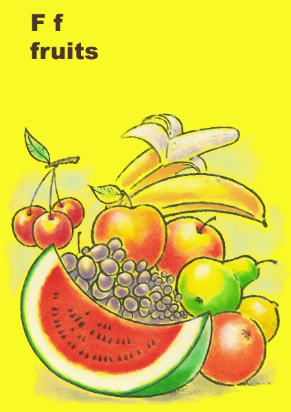 alphabet-fruits